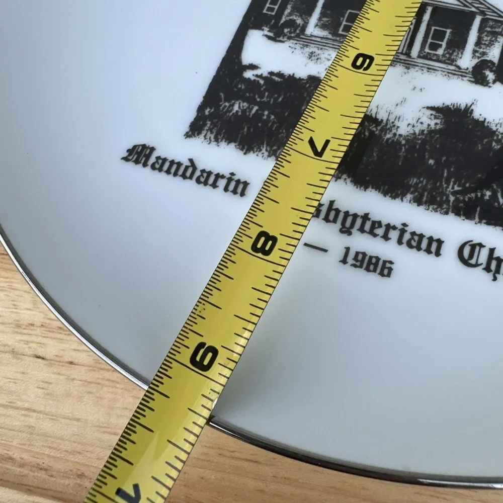Vintage Mandarin Presbyterian Church Commemorative Plate – Jacksonville Florida